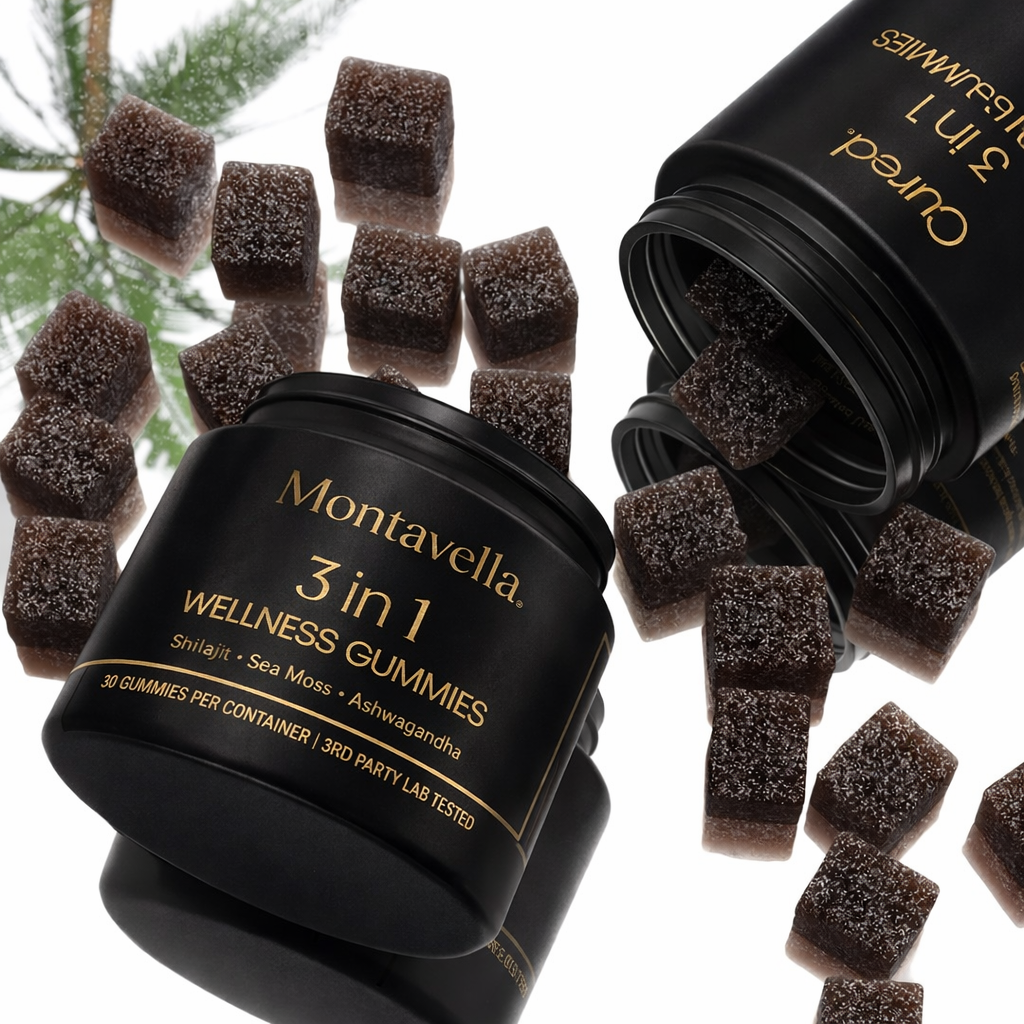 Montavella 3-in-1 wellness gummies